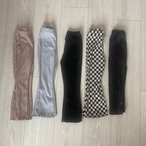 Shein girl flare pants